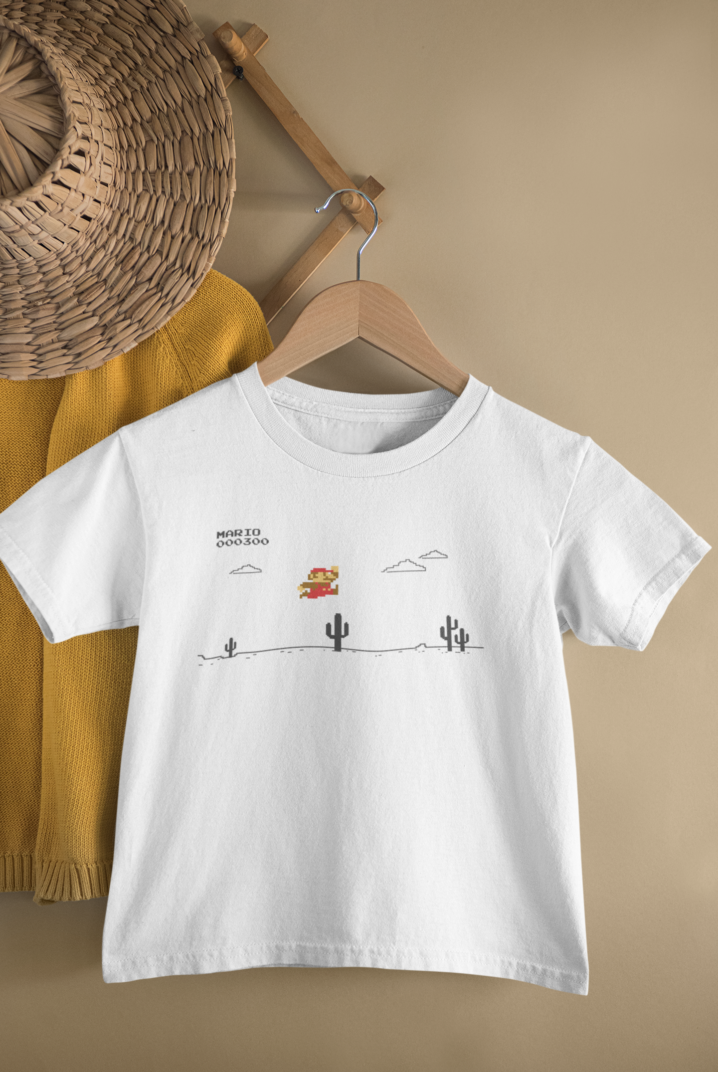 Mario x T-rex Kids T-Shirt (Boys)