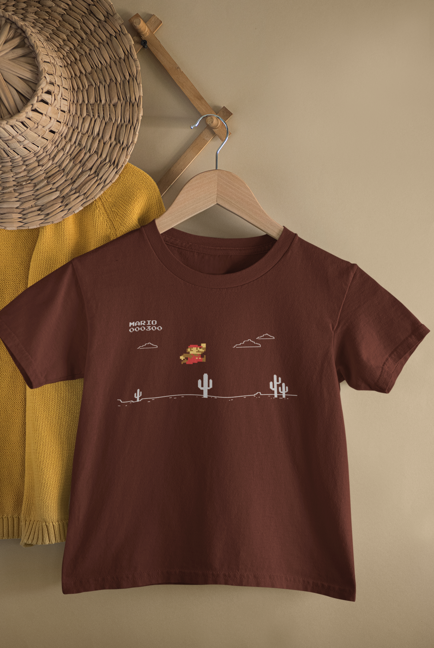 Mario x T-rex Toddler T-Shirt (Boys)