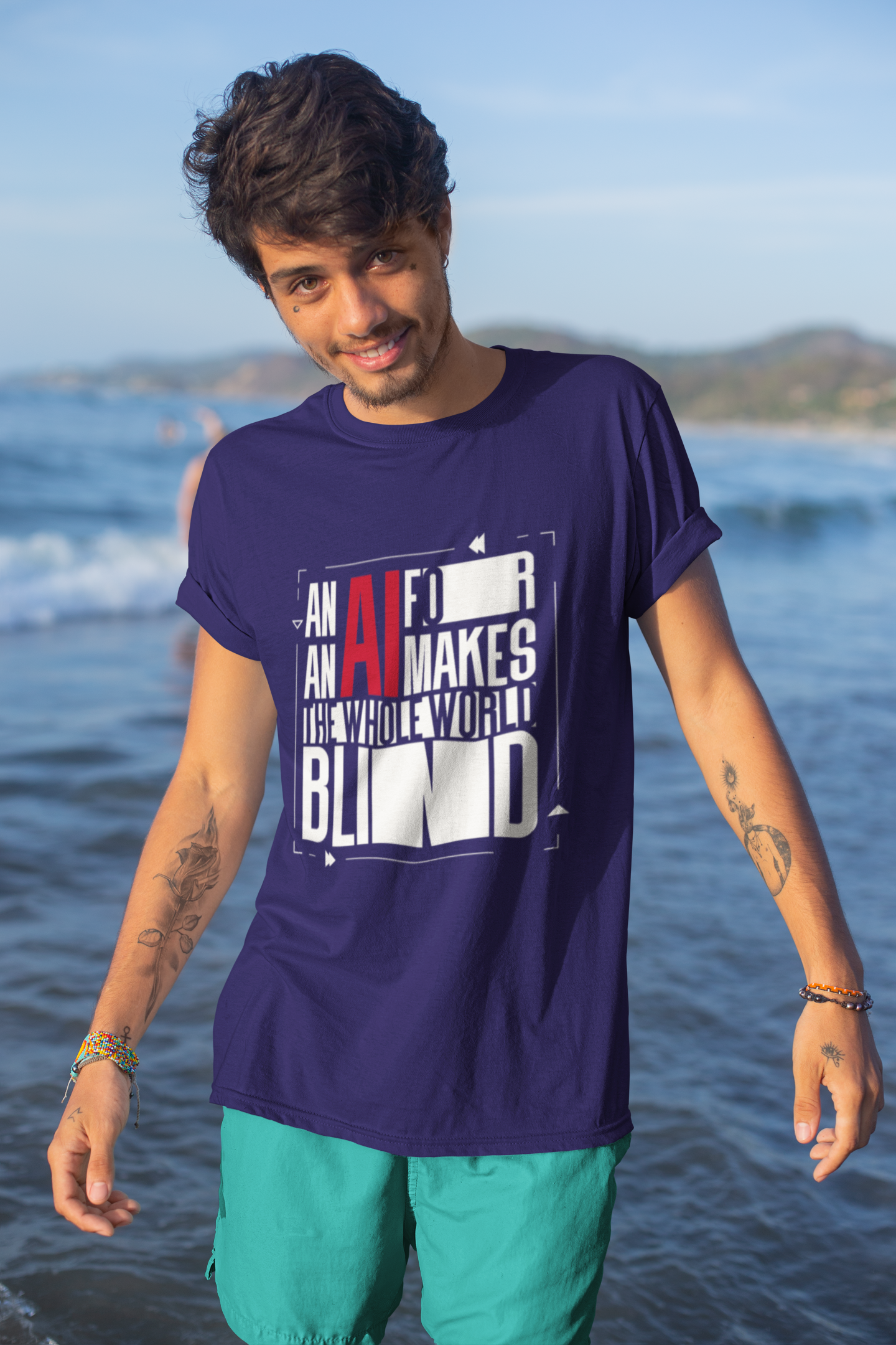 AI for an AI Men's T-Shirt
