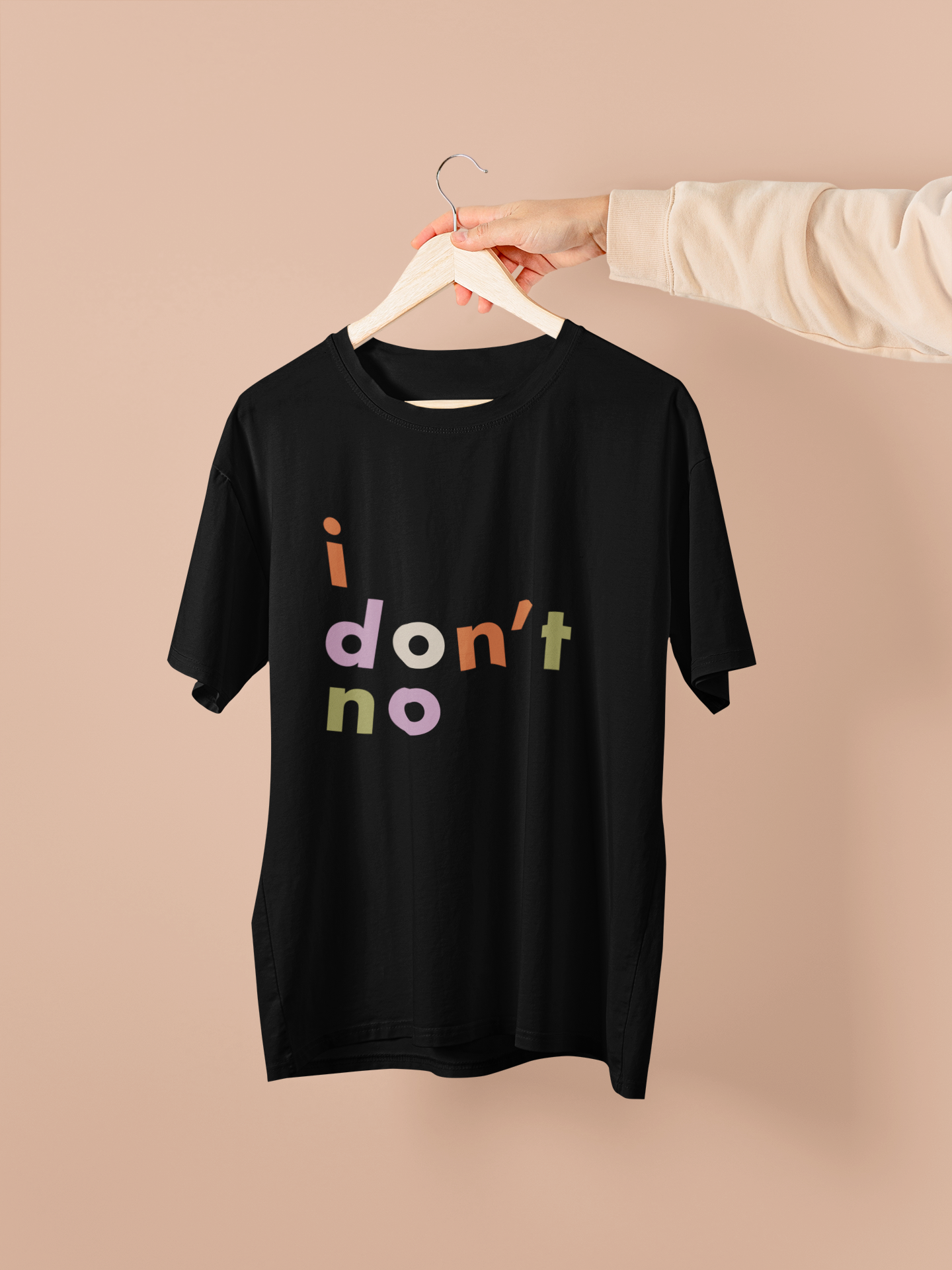 I Don't No Oversized Unisex T-Shirt