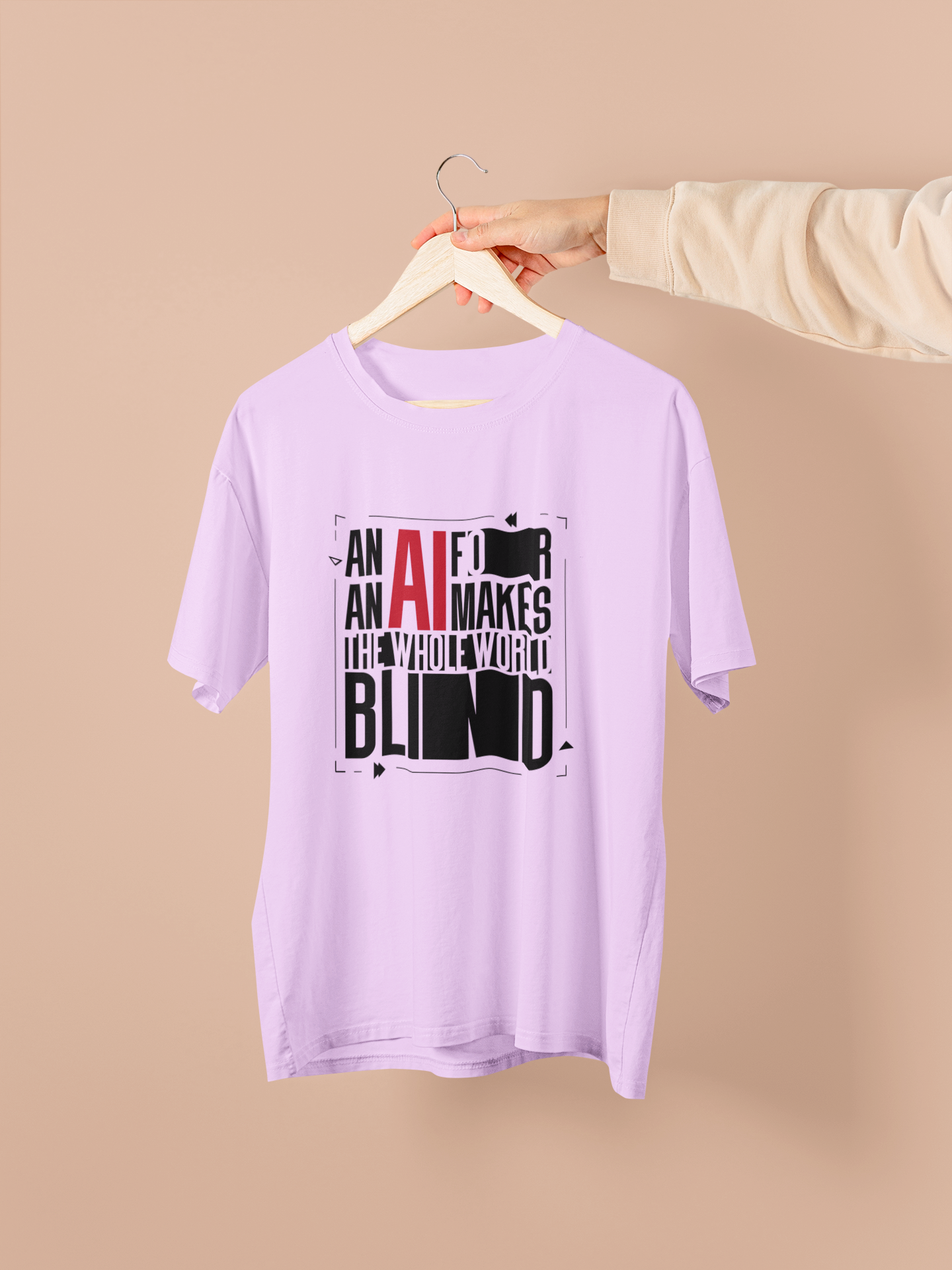 AI for an AI Oversized Unisex T-Shirt
