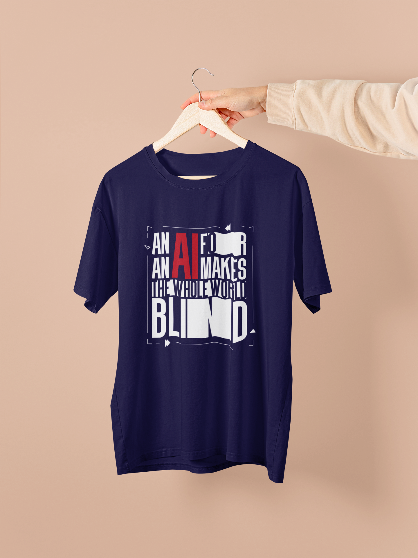 AI for an AI Oversized Unisex T-Shirt
