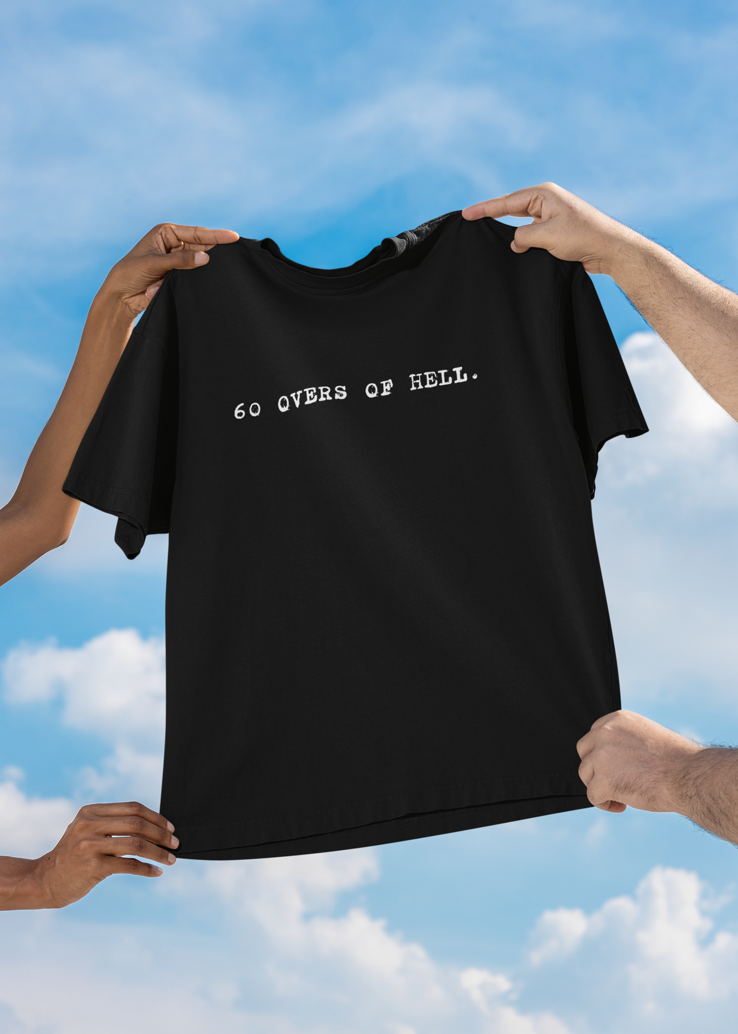 60 Overs of Hell Oversized Unisex T-Shirt