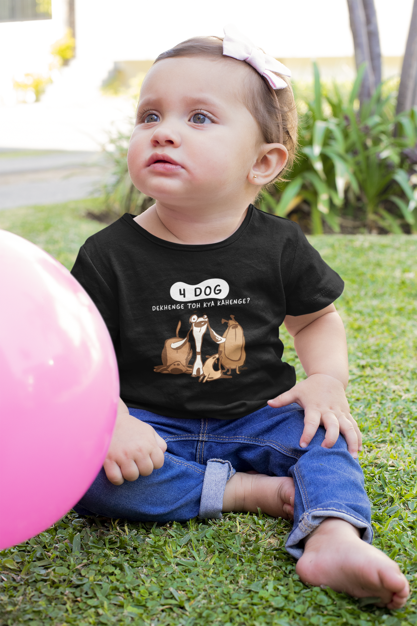4 Dog Kya Kahenge Toddler T-Shirt (Girls)