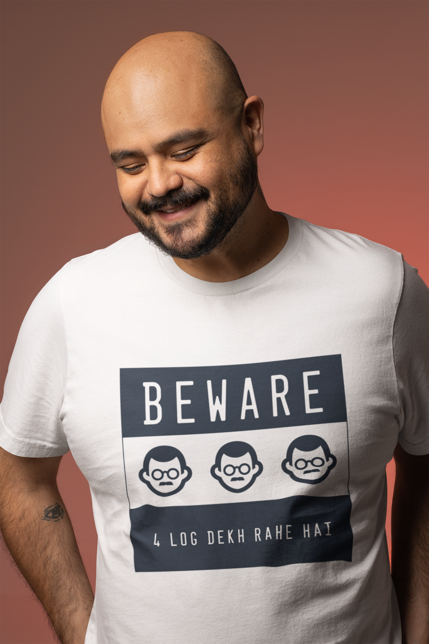 Beware 4 Log Men's T-Shirt