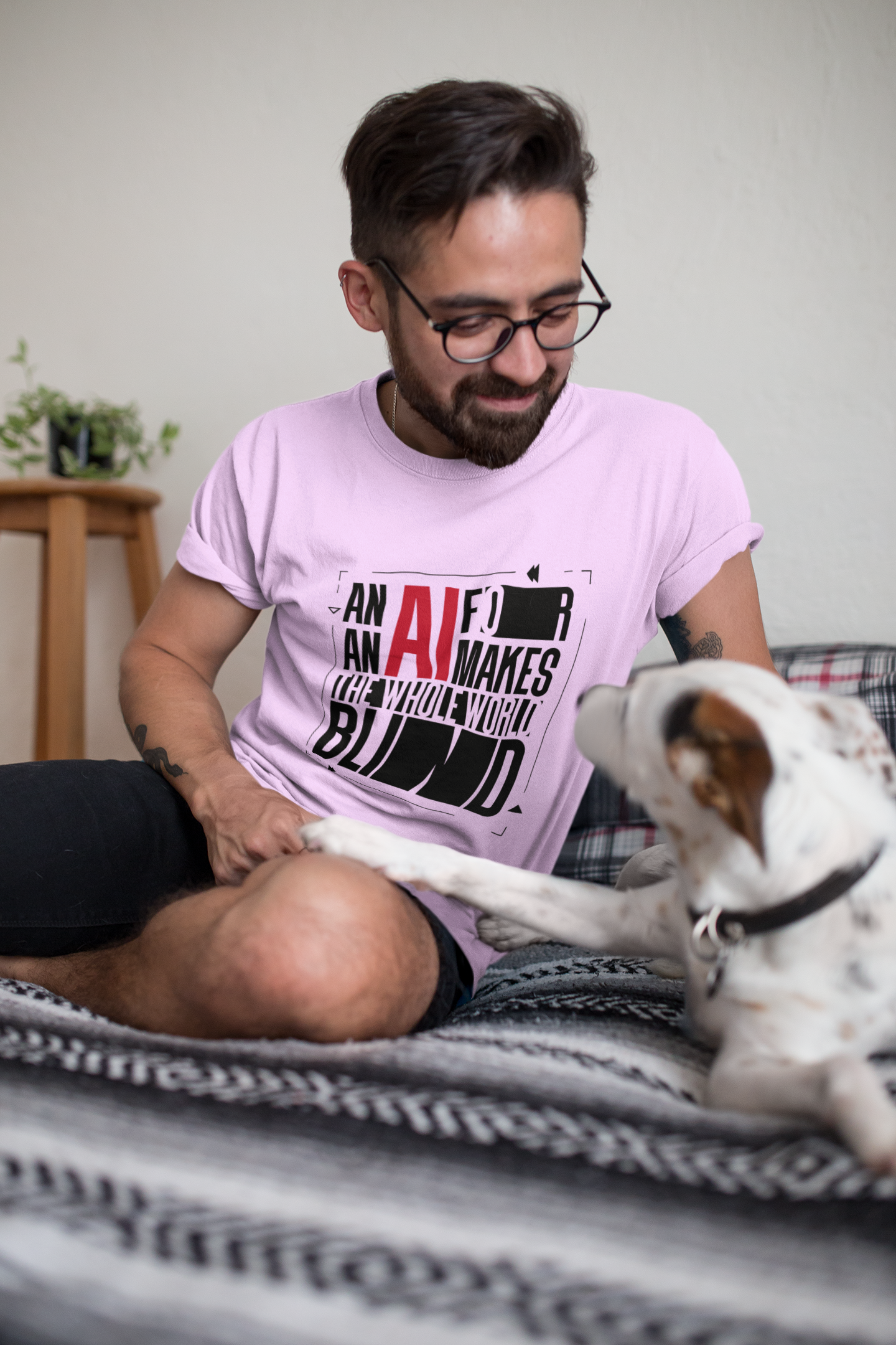 AI for an AI Men's T-Shirt