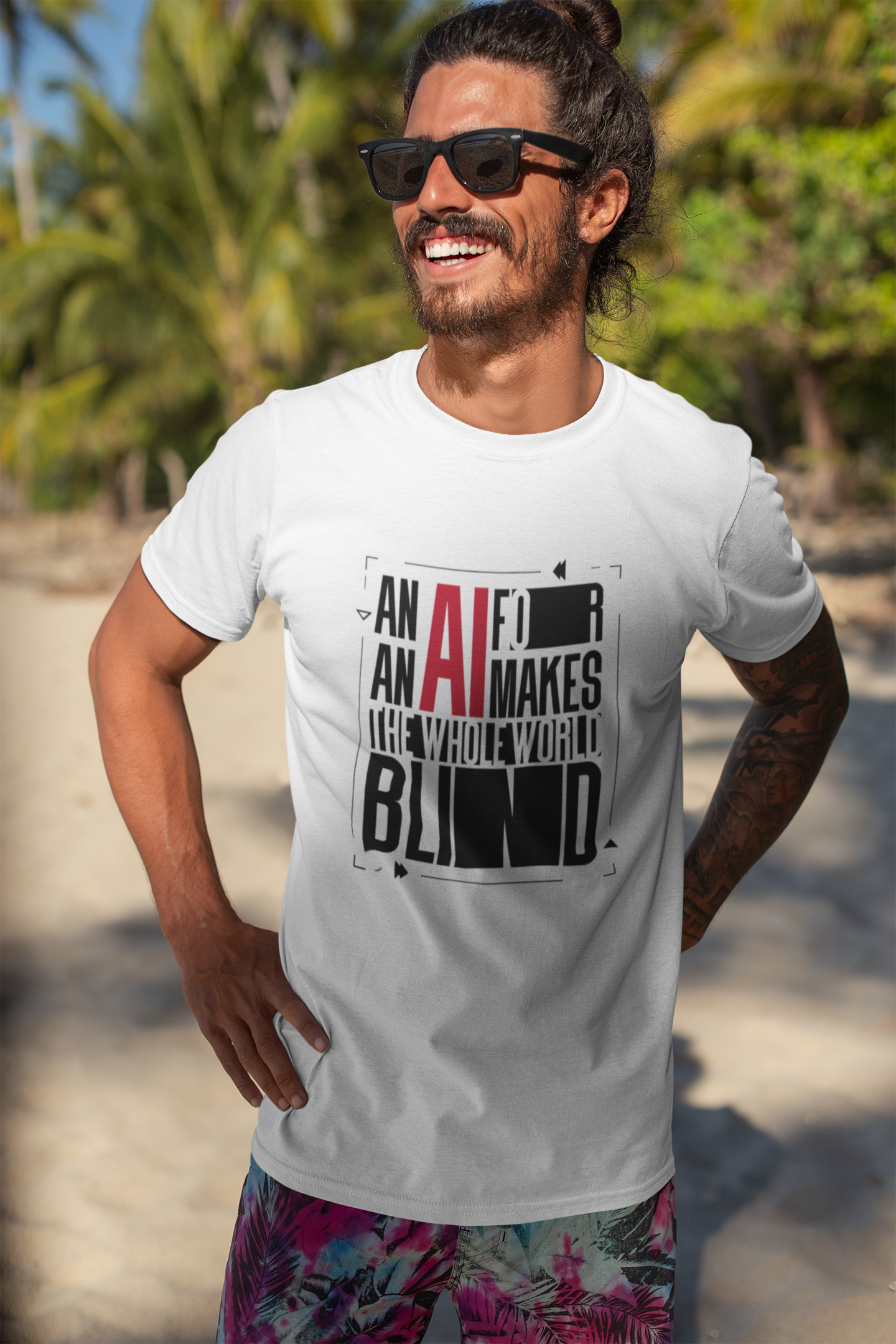 AI for an AI Men's T-Shirt