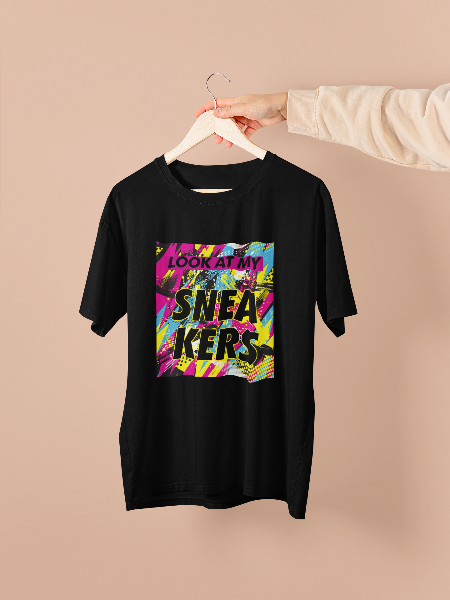 Look at My Sneakers Oversized Unisex T-Shirt