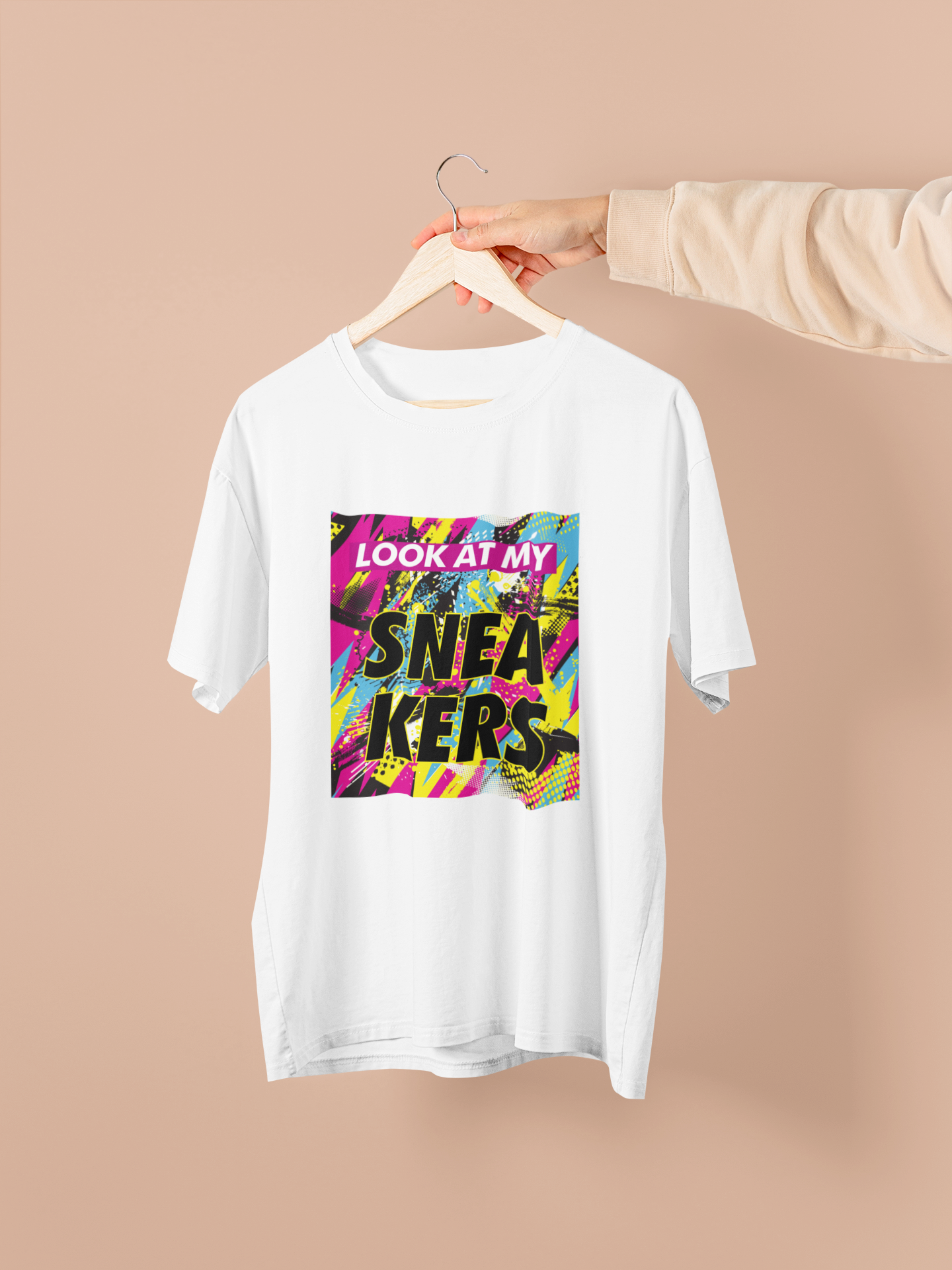 Look at My Sneakers Oversized Unisex T-Shirt