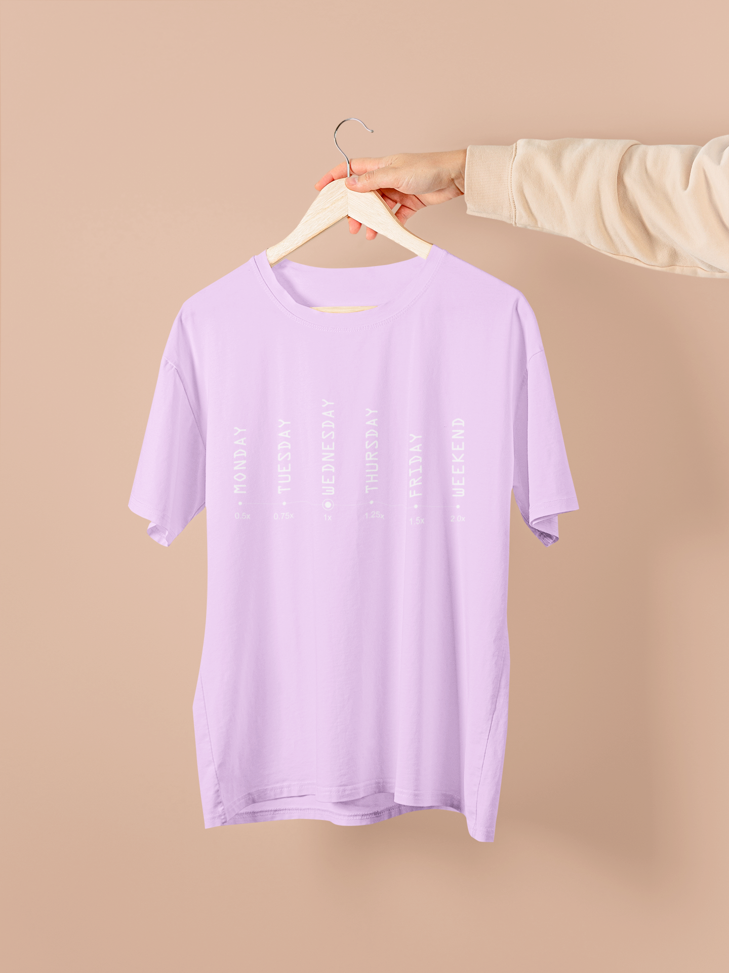 Every Day of the Week Oversized Unisex T-Shirt