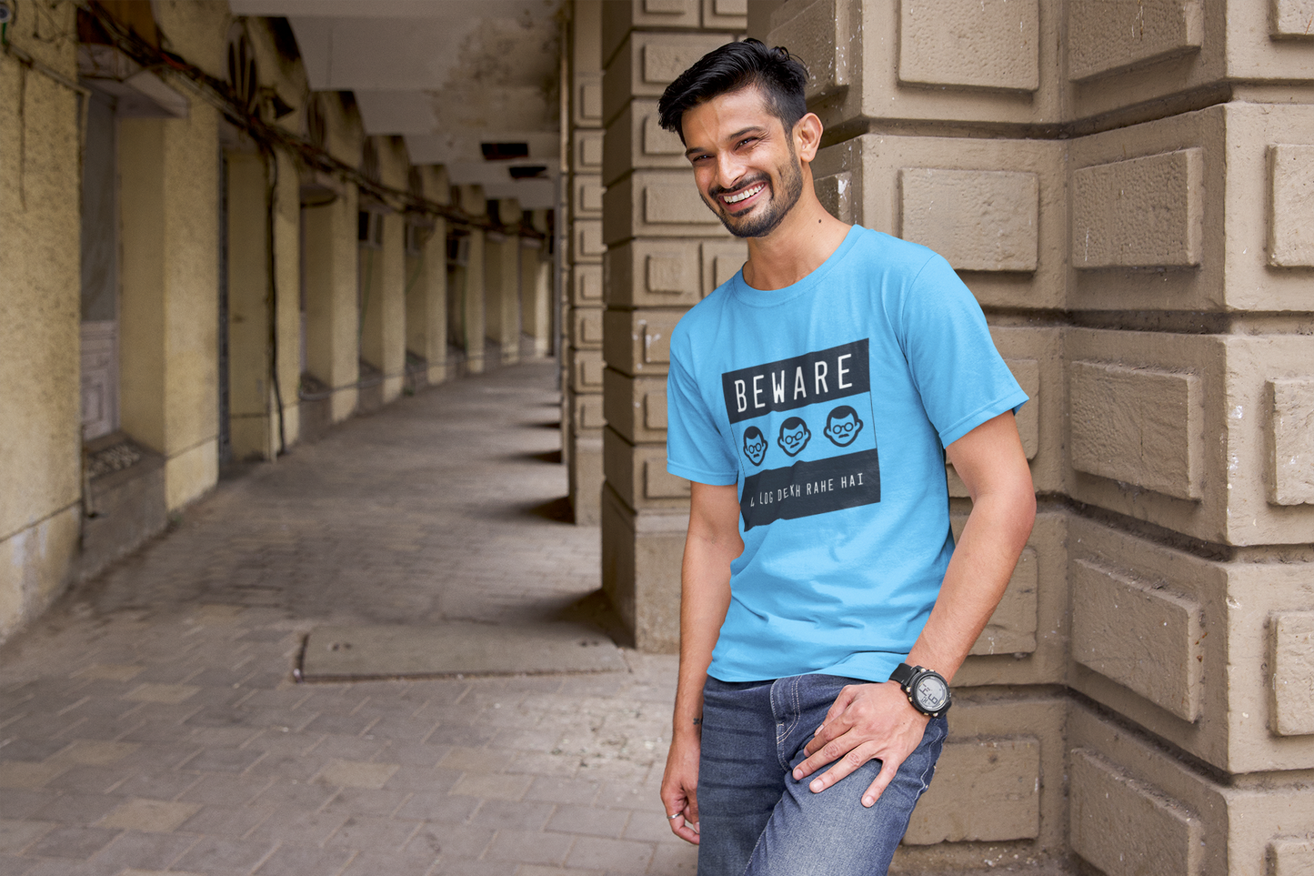Beware 4 Log Men's T-Shirt